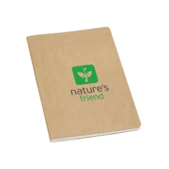 Gift Campaign Quaderno con logo A5 riciclato con tasca pagine a righe Journal> Gadget Per La Scuola|Gadget Ecologici