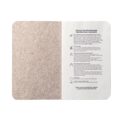 Gift Campaign Quaderno con logo ecologico A6 pagine neutre riciclate Soft Tea> Taccuini Ecologici|Taccuini Tascabili E Quadernini A6