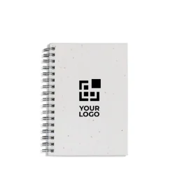 Gift Campaign Quaderno con spirale, copertina con mix di semi e fogli a quadretti></noscript> Taccuini Ecologici
