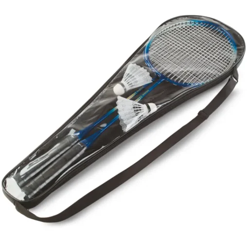 Gift Campaign Racchette da badminton per 2 persone con volano con custodia Game> Gadget Da Mare