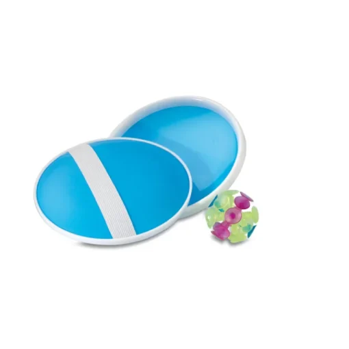 Gift Campaign Racchette rotonde in plastica con pallina con ventose Ibiza> Regali Per Bambini|Gadget Da Mare
