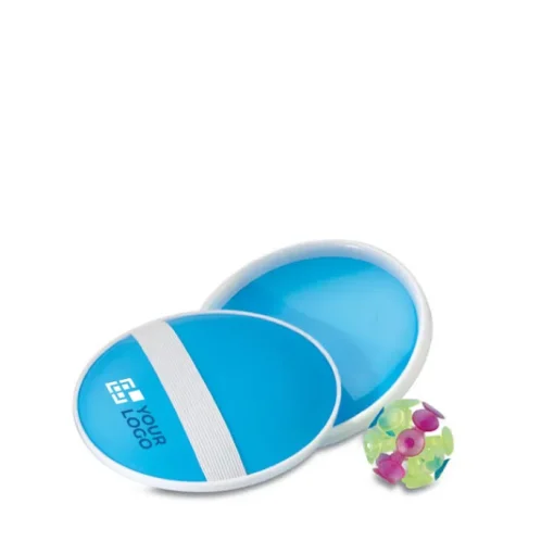 Gift Campaign Racchette rotonde in plastica con pallina con ventose Ibiza> Regali Per Bambini|Gadget Da Mare