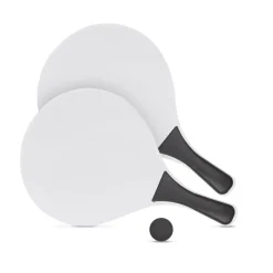 Gift Campaign Racchettoni da spiaggia in legno MDF con pallina di gomma Strand> Gadget Da Mare
