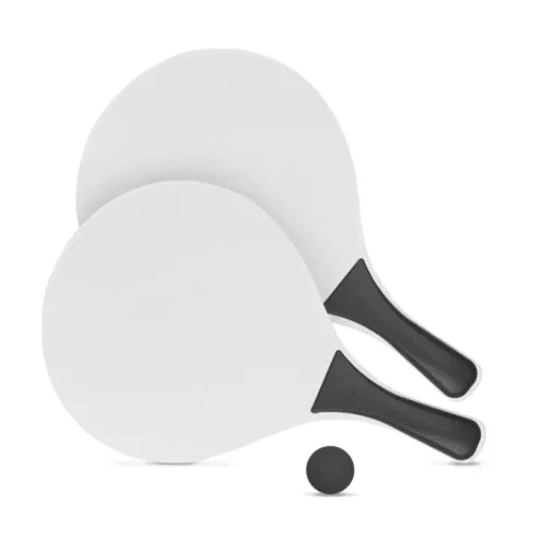 Gift Campaign Racchettoni da spiaggia in legno MDF con pallina di gomma Strand> Gadget Da Mare
