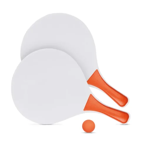 Gift Campaign Racchettoni da spiaggia in legno MDF con pallina di gomma Strand> Gadget Da Mare