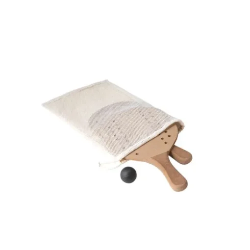 Gift Campaign Racchettoni da spiaggia in MDF con pallina in sacchetto di cotone> Gadget Da Mare