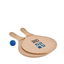 Gift Campaign Racchettoni in MDF personalizzati con pallina morbida blu Beach Tennis></noscript> Gadget Da Mare