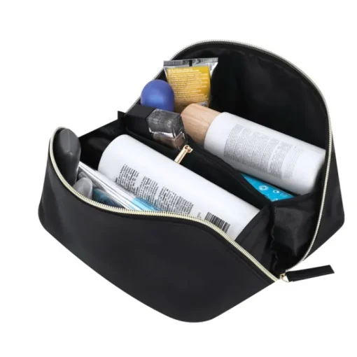 Gift Campaign Raffinato beauty case in PU con ampio scomparto e manico per trasporto> Beauty Case Personalizzati