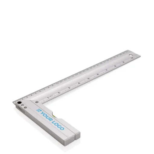 Gift Campaign Righello con logo professionale in cm e pollici con livella 30cm> Altri Attrezzi