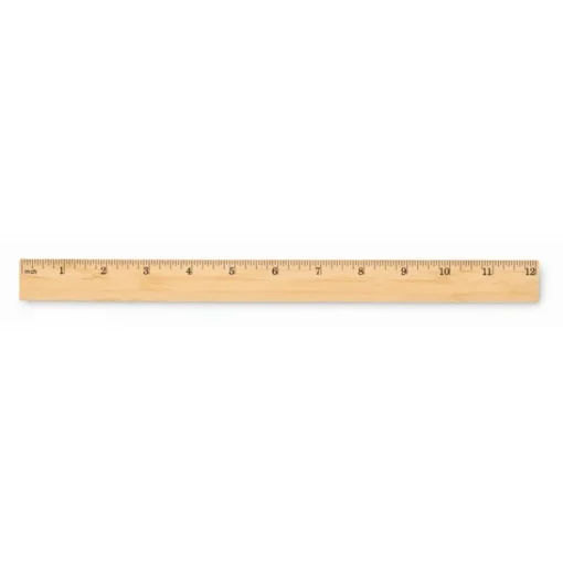 Gift Campaign Righello da 30 cm- 12 pollici in di bambù personalizzabile> Gadget Per La Scuola