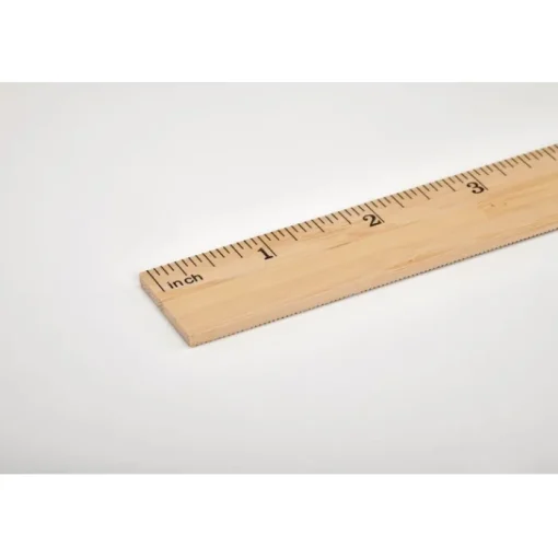 Gift Campaign Righello da 30 cm- 12 pollici in di bambù personalizzabile> Gadget Per La Scuola