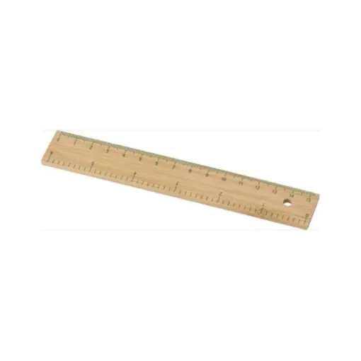 Gift Campaign Righello promozionale da 15 cm - 6 pollici in legno Bamboo> Gadget Per La Scuola