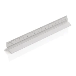 Gift Campaign Righello promozionale triangolare alluminio tascabile 5 scale e 15cm> Altri Attrezzi