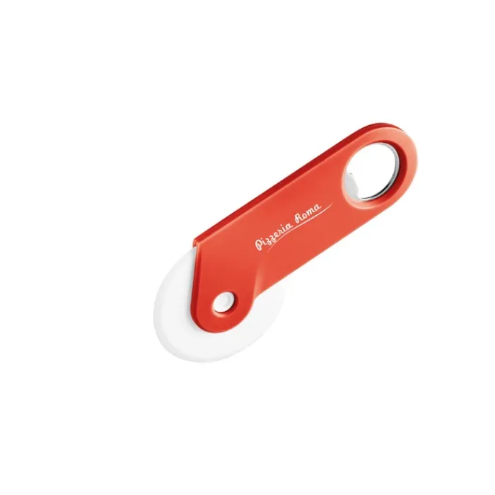 Gift Campaign Rotella taglia pizza con apribottiglie incluso da personalizzare> Altri Utensili Da Cucina