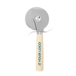 Gift Campaign Rotelle tagliapizza personalizzate in acciaio con manico in Bamboo> Altri Utensili Da Cucina