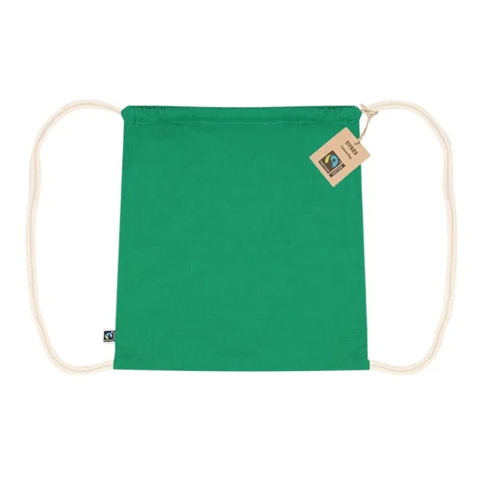 Gift Campaign Sacca con cordoncini in cotone certificato Fairtrade 140 g/m2> Sacche Personalizzate