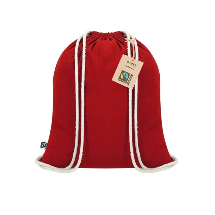 Gift Campaign Sacca con cordoncini in cotone certificato Fairtrade 140 g/m2> Sacche Personalizzate