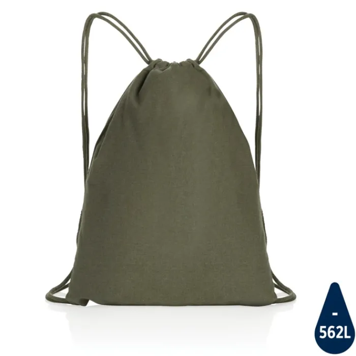 Gift Campaign Sacca con logo più colori cotone riciclato 145gr con AWARE™ Greeny> Sacche Personalizzate