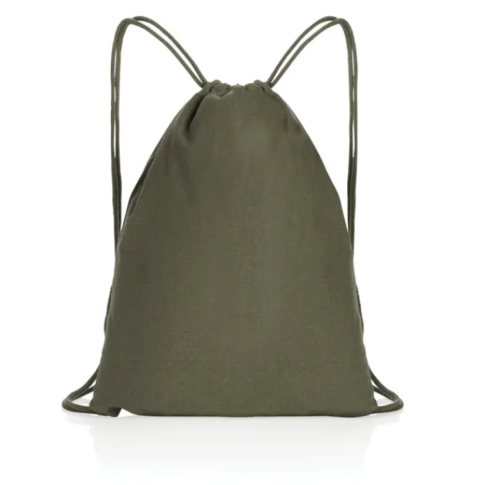 Gift Campaign Sacca con logo più colori cotone riciclato 145gr con AWARE™ Greeny> Sacche Personalizzate