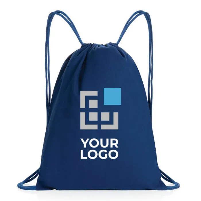 Gift Campaign Sacca con logo più colori cotone riciclato 145gr con AWARE™ Greeny> Sacche Personalizzate