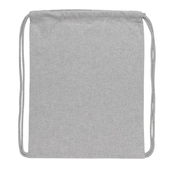 Gift Campaign Sacca con logo più colori cotone riciclato 145gr con AWARE™ Greeny> Sacche Personalizzate