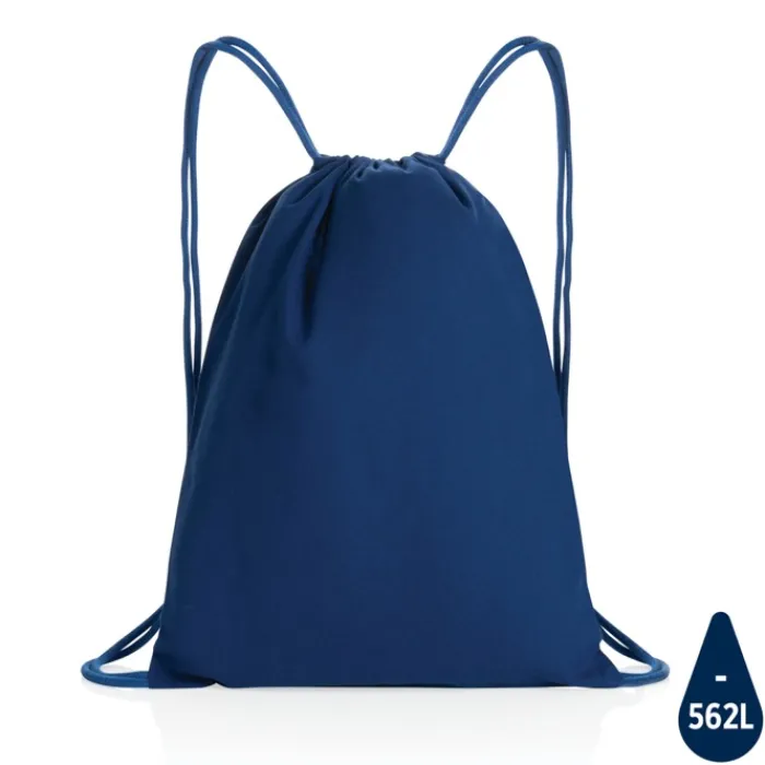 Gift Campaign Sacca con logo più colori cotone riciclato 145gr con AWARE™ Greeny> Sacche Personalizzate