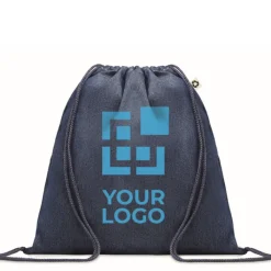 Gift Campaign Sacca personalizzata con logo con coulisse 250 gr/m2 Denim Cotton></noscript> Sacche Personalizzate