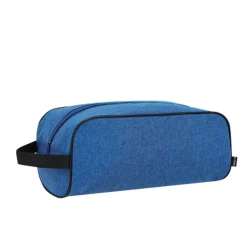 Gift Campaign Sacca porta scarpe in poliestere RPET con manico laterale nero> Beauty Case Personalizzati