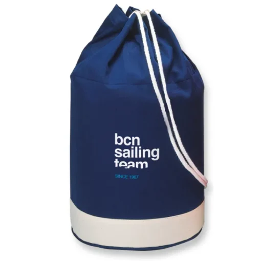 Gift Campaign Sacca promozionale bicolore chiusura a strozzo 200g/m2 Marine> Zaini Da Viaggio