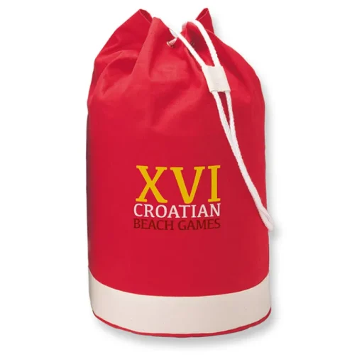 Gift Campaign Sacca promozionale bicolore chiusura a strozzo 200g/m2 Marine> Zaini Da Viaggio