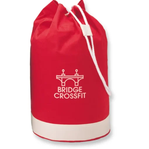 Gift Campaign Sacca promozionale bicolore chiusura a strozzo 200g/m2 Marine> Zaini Da Viaggio