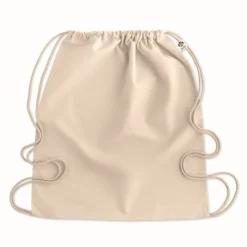 Gift Campaign Sacca zaino personalizzata cotone biologico 140 g/m2 Cotton Natural></noscript> Gadget Ecologici|Sacche Personalizzate