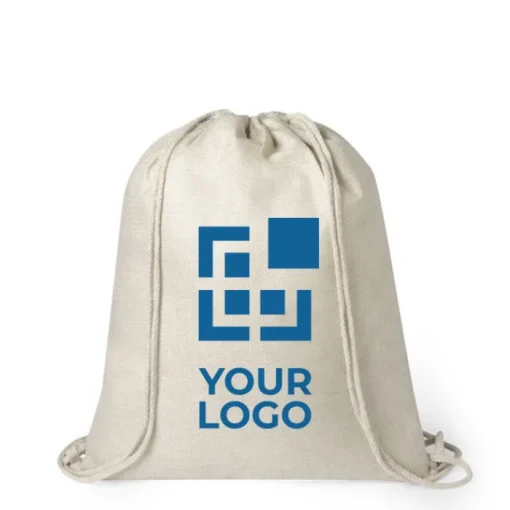 Gift Campaign Sacche con logo sublimatico in poliestere soft-touch Natural Sublim> Sacche Personalizzate