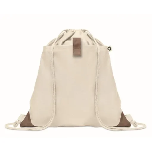 Gift Campaign Sacche logo angoli a contrasto cotone riciclato 220 g/m2 Cotton Eco> Sacche Personalizzate