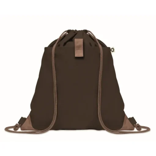 Gift Campaign Sacche logo angoli a contrasto cotone riciclato 220 g/m2 Cotton Eco> Sacche Personalizzate