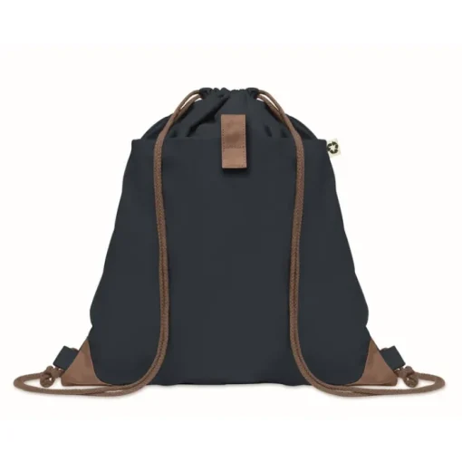 Gift Campaign Sacche logo angoli a contrasto cotone riciclato 220 g/m2 Cotton Eco> Sacche Personalizzate