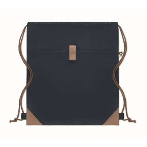 Gift Campaign Sacche logo angoli a contrasto cotone riciclato 220 g/m2 Cotton Eco> Sacche Personalizzate