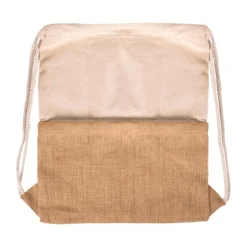 Gift Campaign Sacche personalizzate doppio materiale 230g/m2 max 6 kg Cotton Jute> Sacche Personalizzate