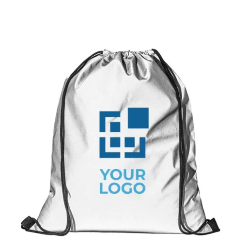 Gift Campaign Sacche personalizzate realizzate in poliestere riflettente da 200 g/m²> Sacche Personalizzate