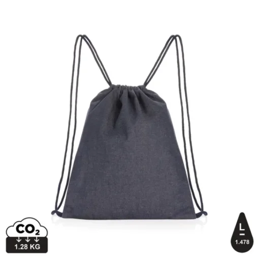 Gift Campaign Sacche promozionali corde abbiante denim ricilato 320g/m2 Blue Denim> Sacche Personalizzate