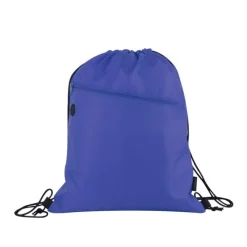 Gift Campaign Sacchetta a coulisse 100% RPET tasca frontale foro cuffie Climate RPET> Sacche Personalizzate