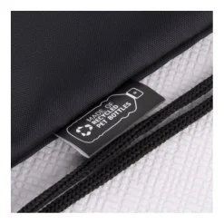 Gift Campaign Sacchetta a coulisse 100% RPET tasca frontale foro cuffie Climate RPET> Sacche Personalizzate
