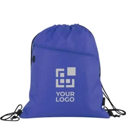 Gift Campaign Sacchetta a coulisse 100% RPET tasca frontale foro cuffie Climate RPET></noscript> Sacche Personalizzate
