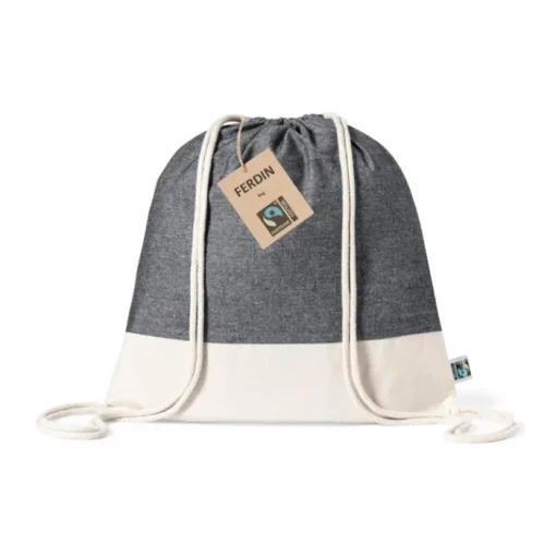 Gift Campaign Sacchette personalizzate in cotone bicolore 140g/m2 Duo FairTrade> Sacche Personalizzate