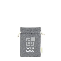 Gift Campaign Sacchetti in tessuto personalizzati con chiusura 120 g/m2 Mini Recycled><noscript><img width=