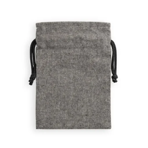 Gift Campaign Sacchettini con logo in cotone riciclato da 140 g/m2 Gift Recycled> Gadget Natalizi