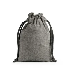 Gift Campaign Sacchettini con logo in cotone riciclato da 140 g/m2 Gift Recycled> Gadget Natalizi