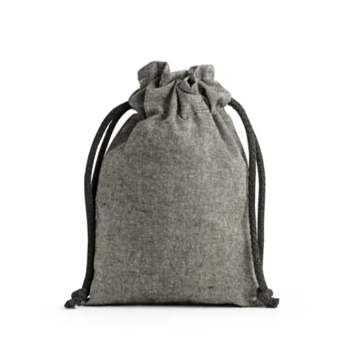 Gift Campaign Sacchettini con logo in cotone riciclato da 140 g/m2 Gift Recycled> Gadget Natalizi