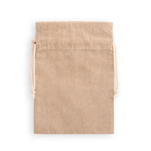 Gift Campaign Sacchettini con logo in cotone riciclato da 140 g/m2 Gift Recycled> Gadget Natalizi