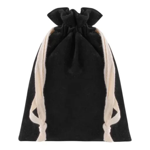 Gift Campaign Sacchettini con logo stampato in velluto Velvet Treasure> Gadget Natalizi